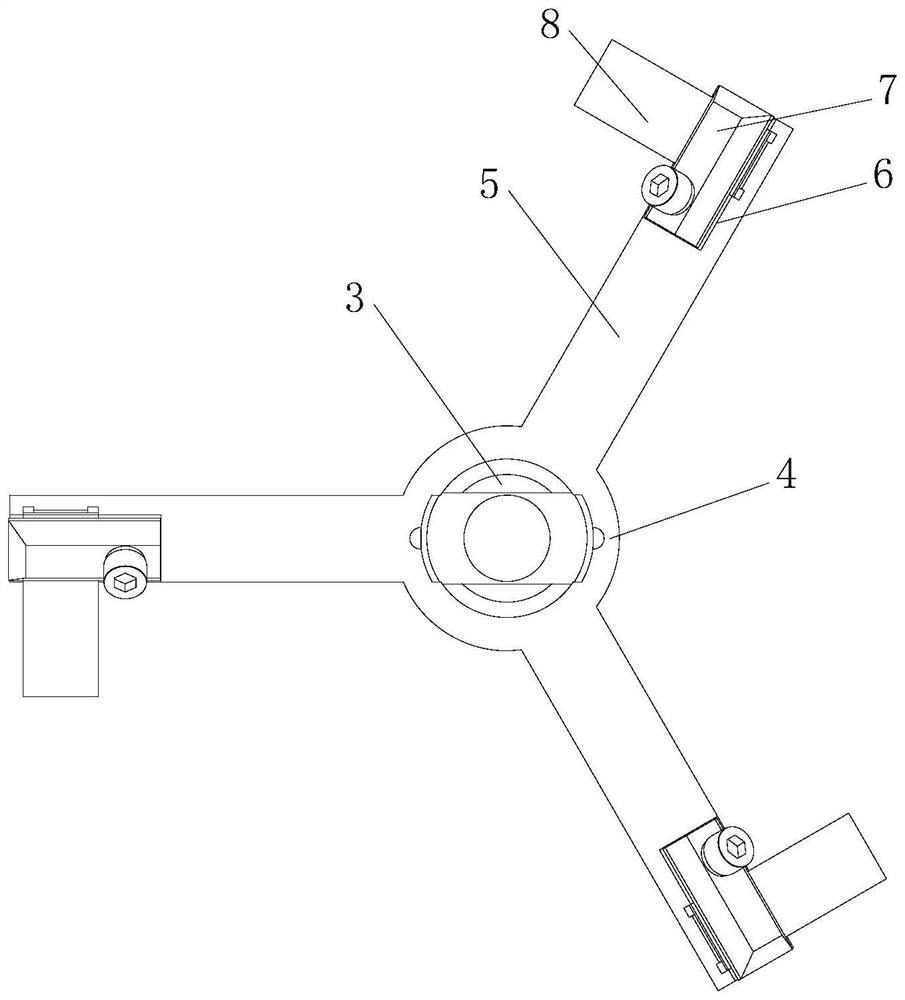 Efficient water ring granulator with automatic tangent plane attaching function and using method of efficient water ring granulator