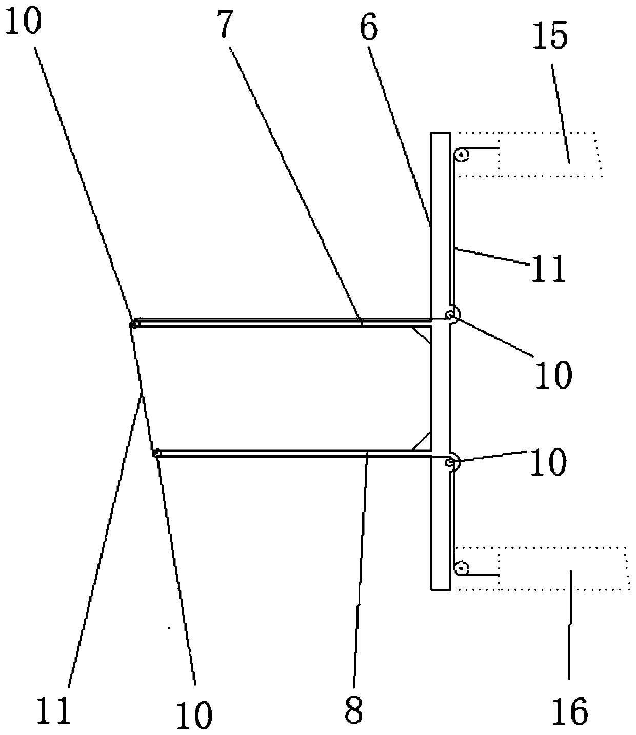Blank manufacturing process and tooling of a large double-head connecting shaft flange