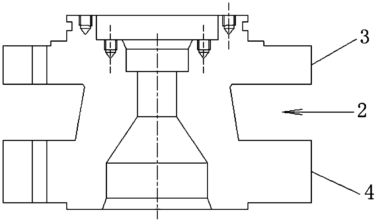Blank manufacturing process and tooling of a large double-head connecting shaft flange