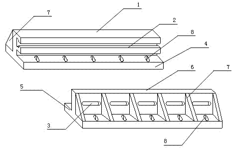 General vibration test fixture for track traffic electrical equipment and installation method of general vibration test fixture