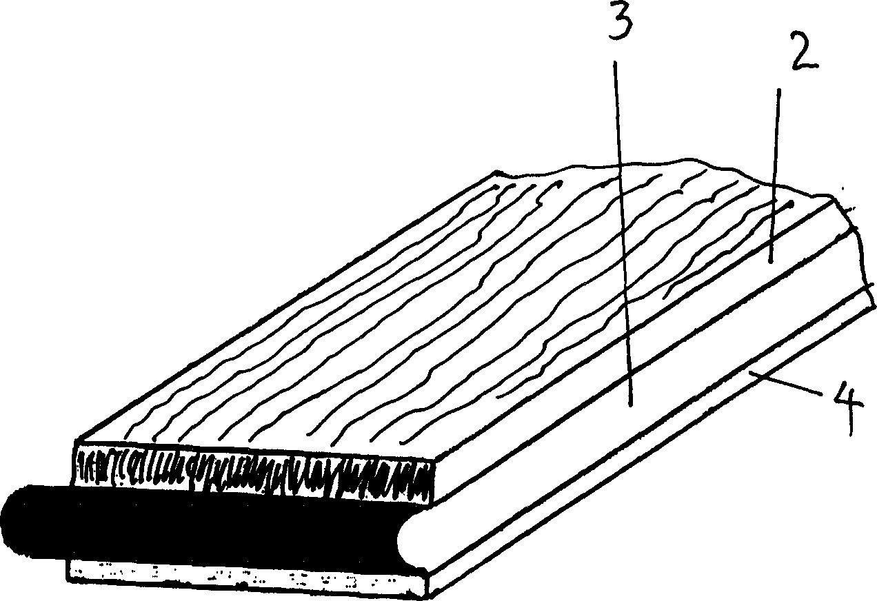 Method for making vertical wood structure thin plate and composite floor