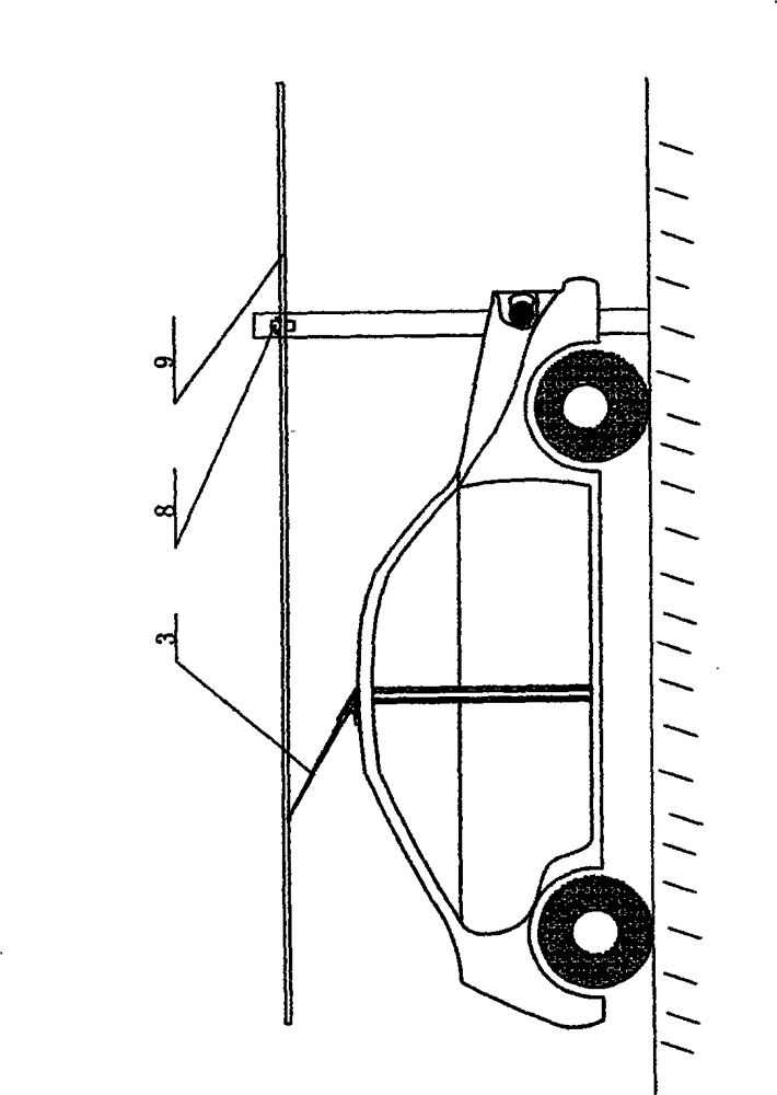 Current receiving device of electric automobile