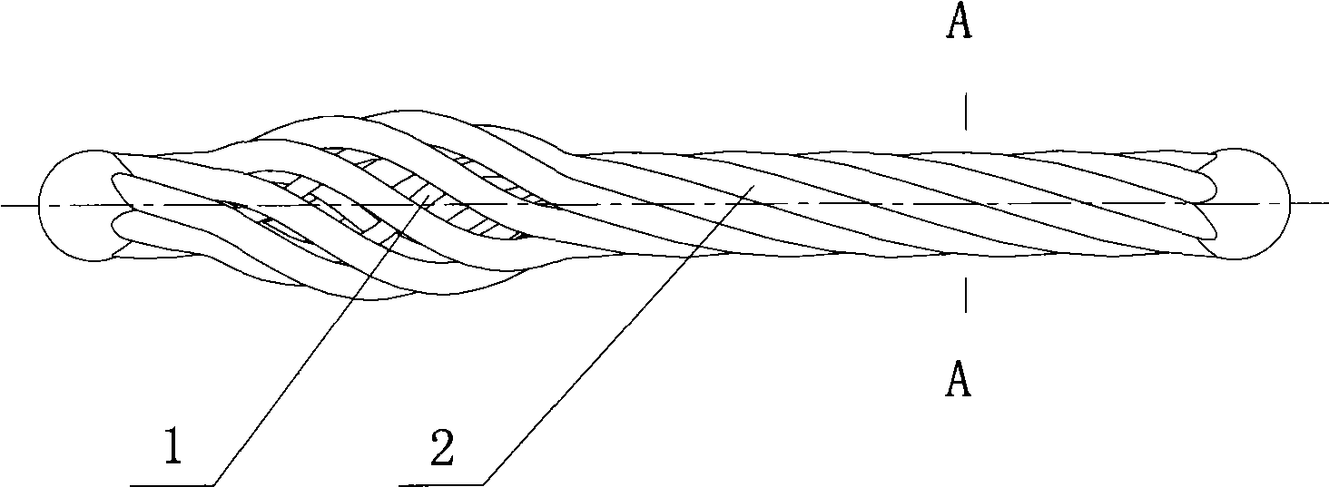 Twist needle light in inserting/pulling force