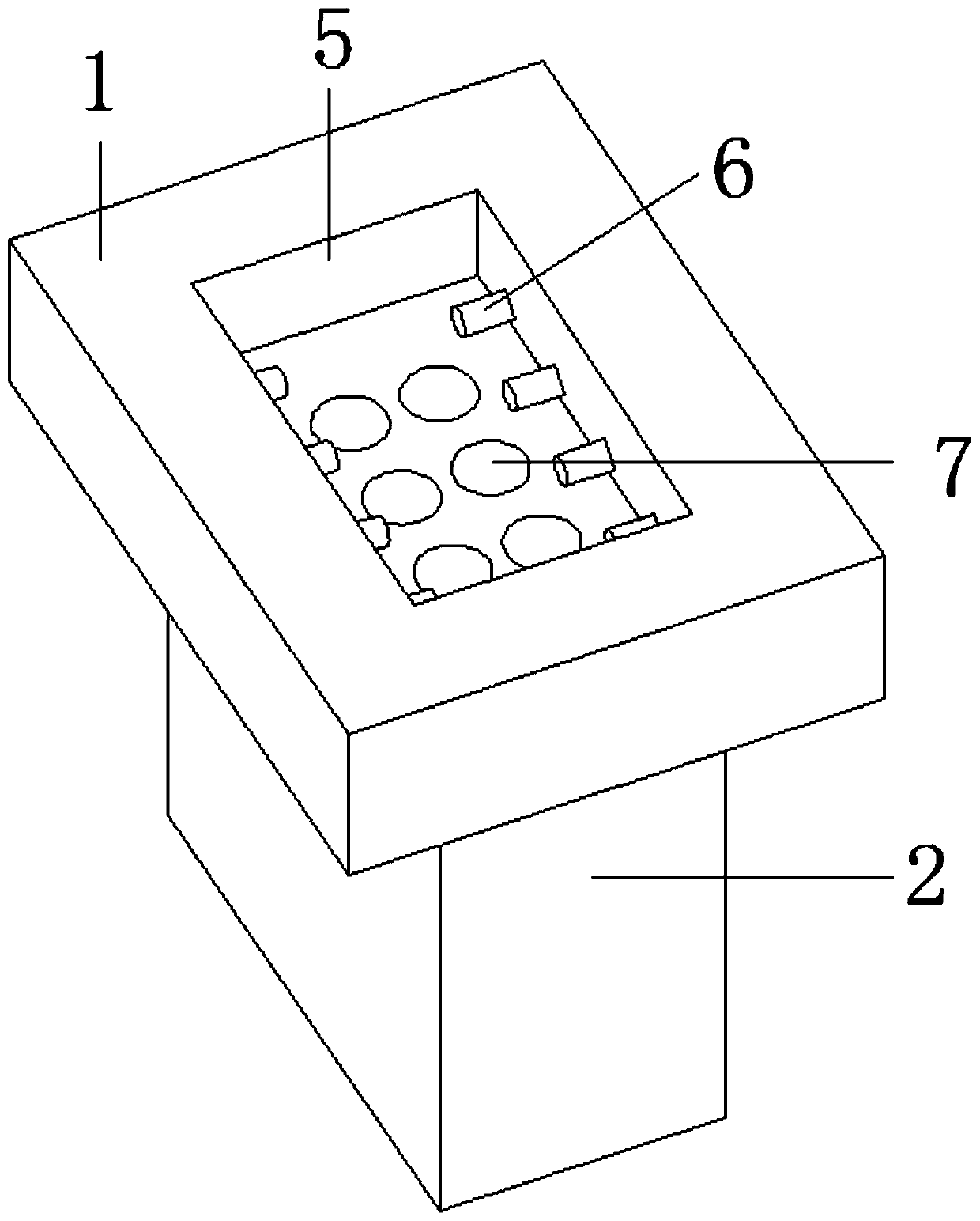 Civil aseismic structure and method thereof