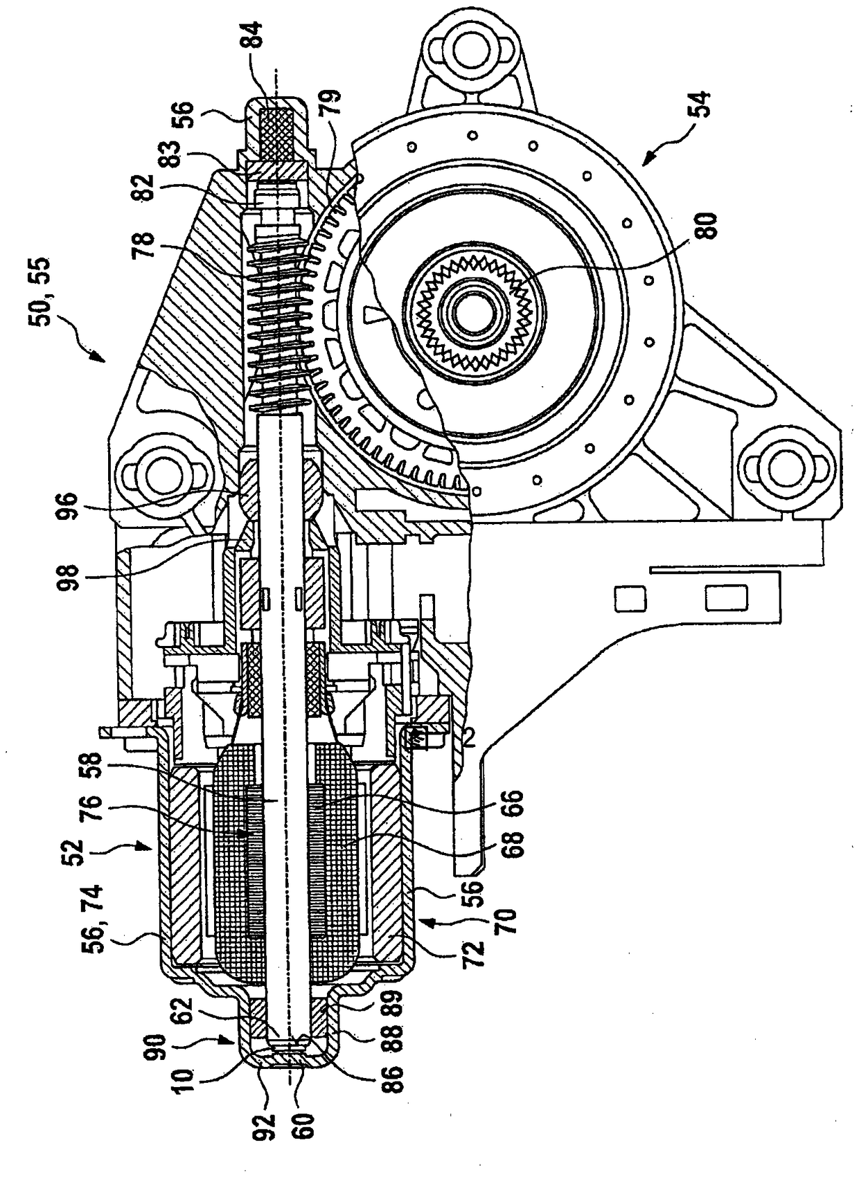 Thrust mushroom-shaped part and motor with the thrust mushroom-shaped part