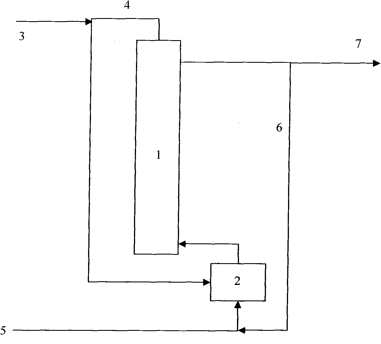 Method for enhancing gas-liquid mass transfer of ebullated bed hydrogenation reactor