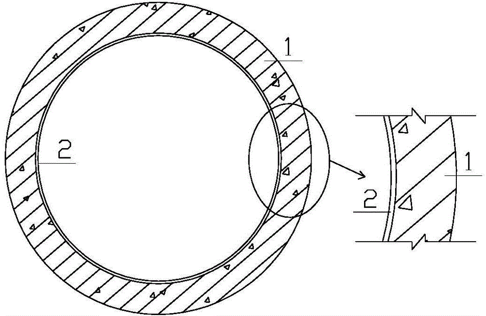 Prestressed modulus type duct piece for whole-ring reinforcing in tunnel and construction method
