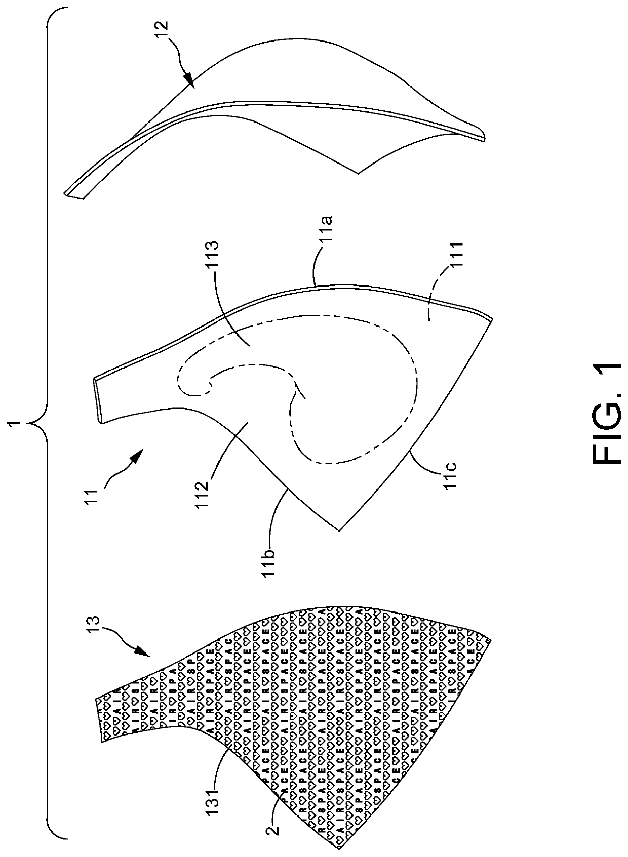 Bra cup structure