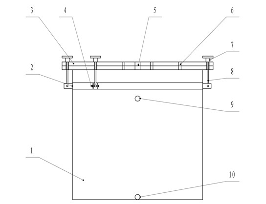 Novel device for recycling waste percolate and domestic sewage