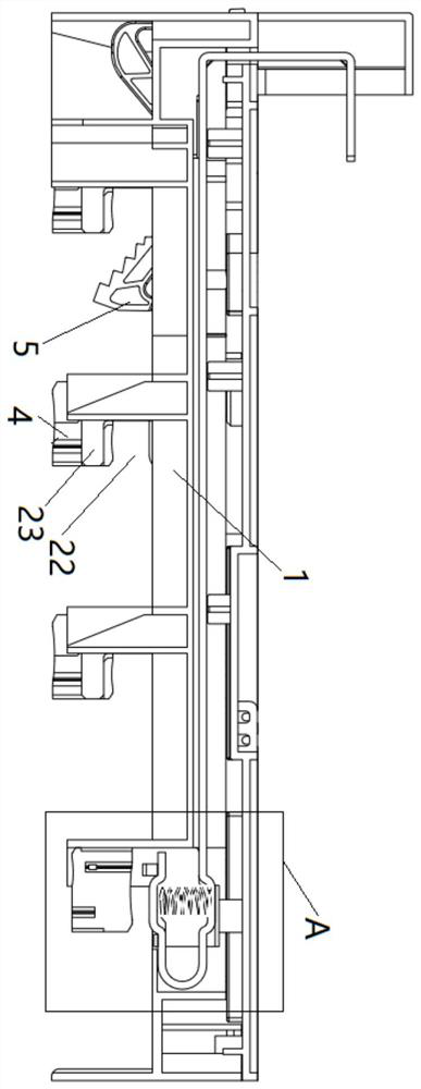 Four-stage spring pressure type and left zero adapter
