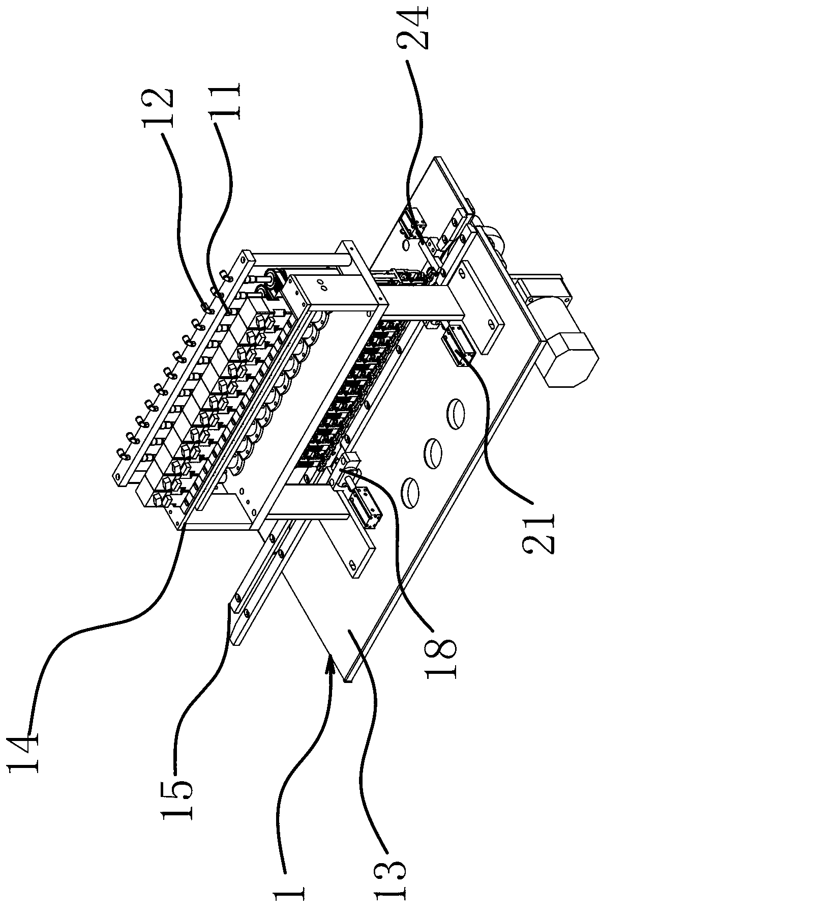 Edge face positioning device of medical needle