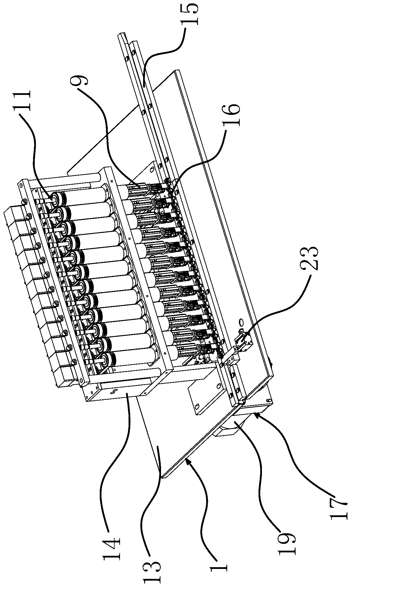 Edge face positioning device of medical needle