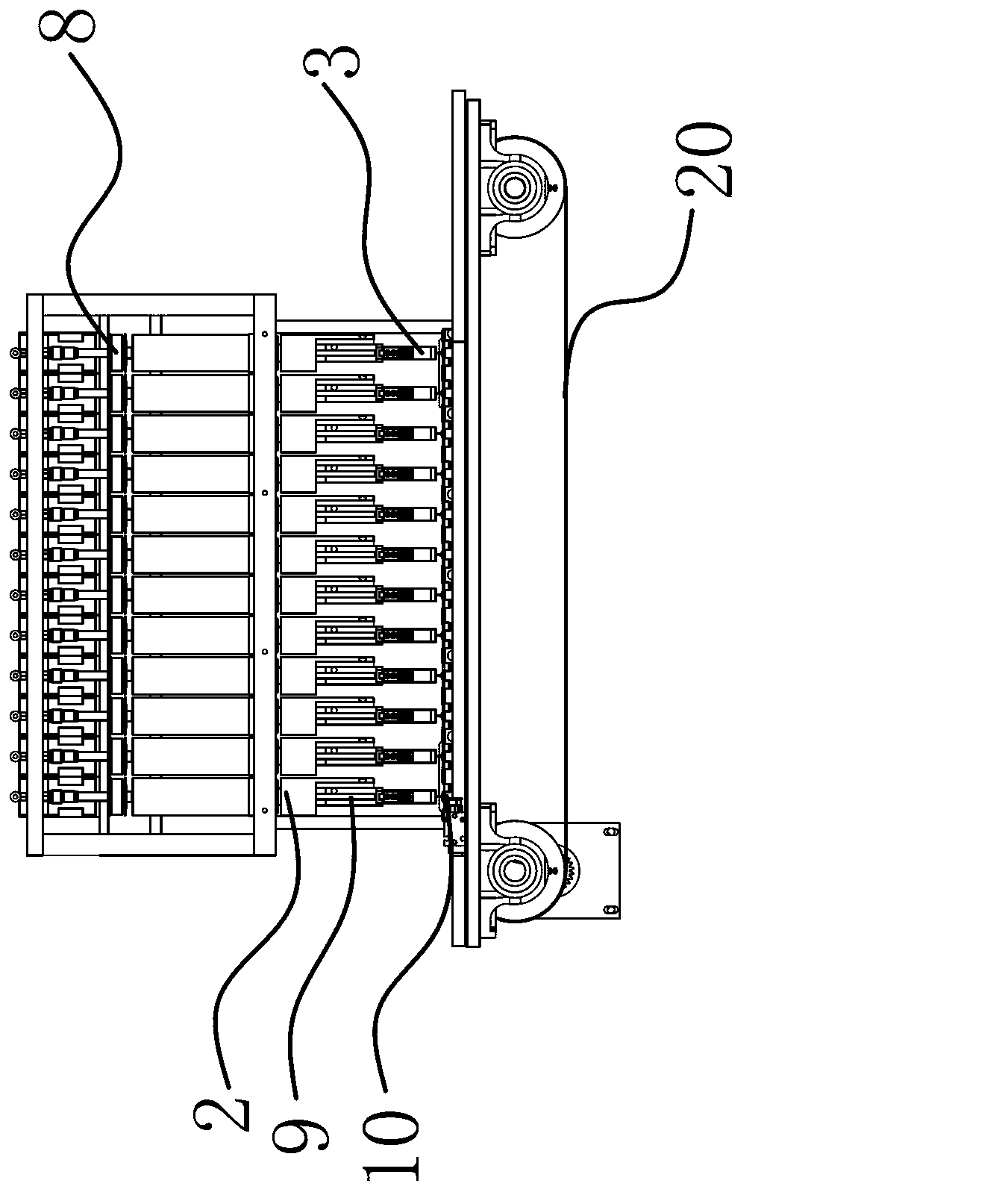 Edge face positioning device of medical needle