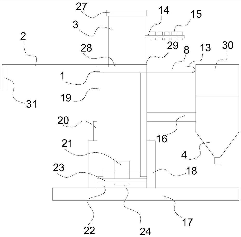 A manual bottling device for tablet medicine