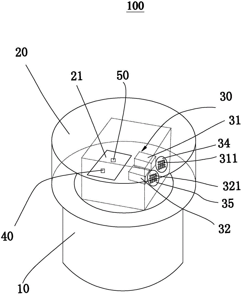 Multi-combination laser radar device and scanning method thereof