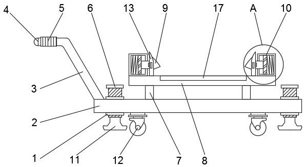 Plate transport cart for constructional engineering