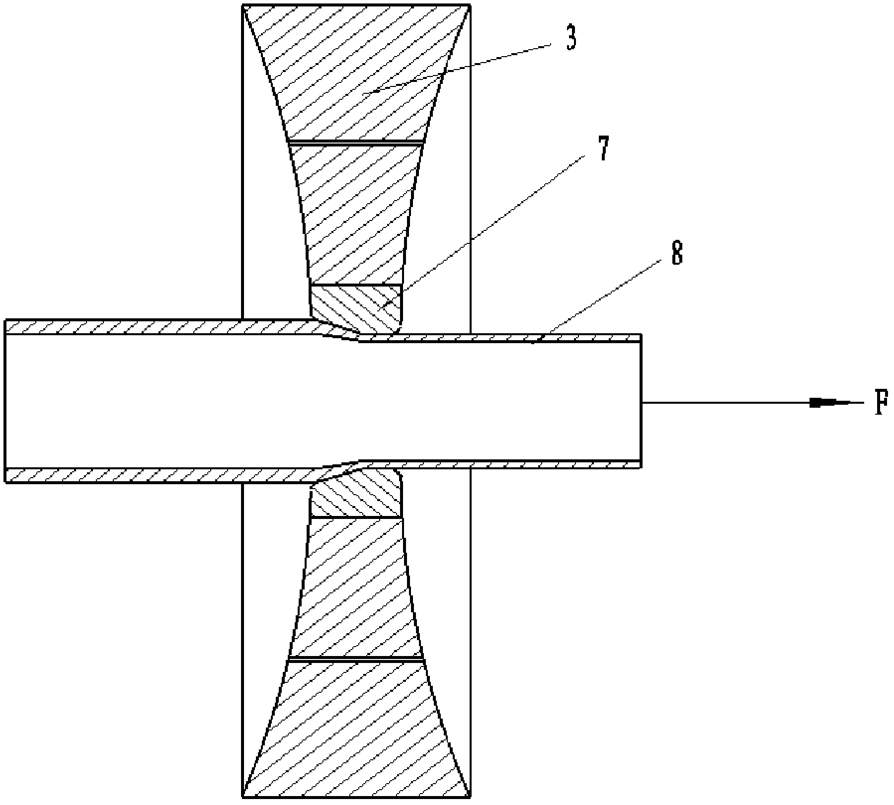 Power synthesis tube and wire drawing device capable of generating elliptical vibration