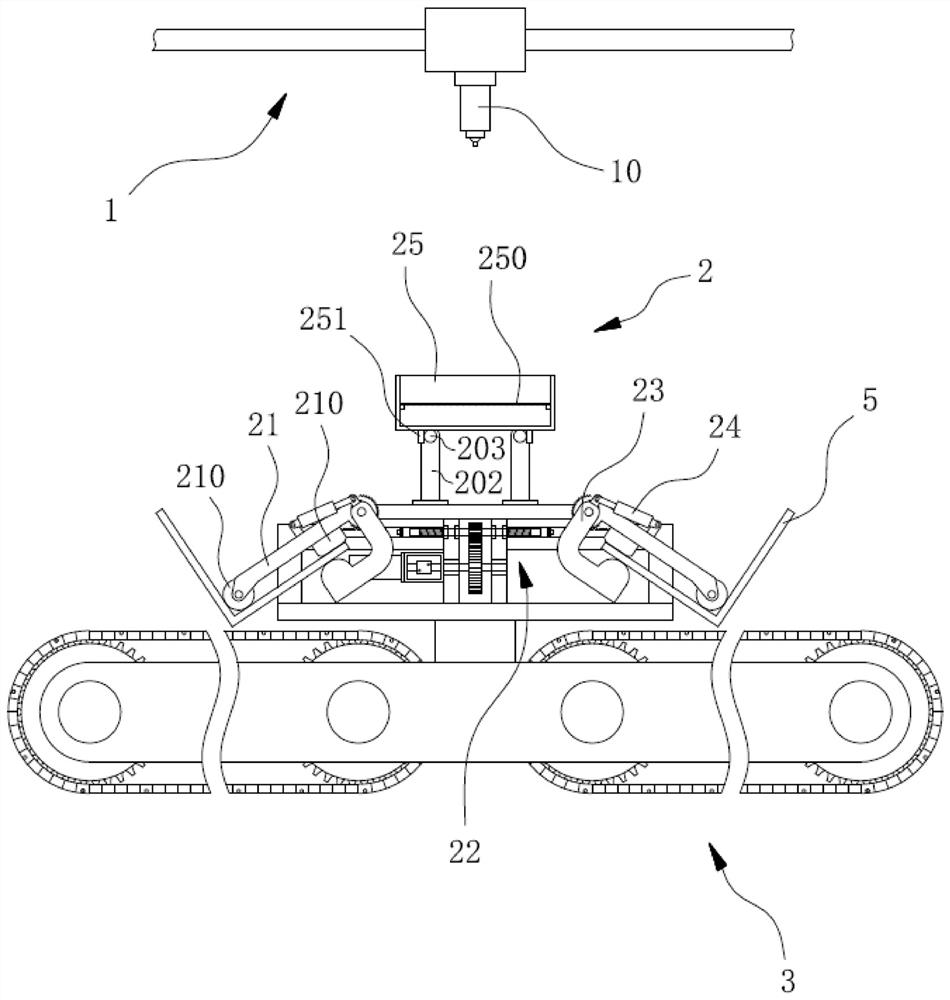 Laser cutting device for channel beam