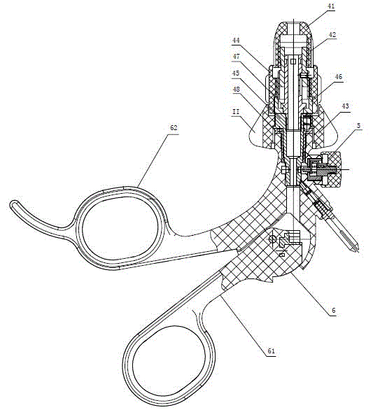 Detachable and bendable insulating abdominal forceps