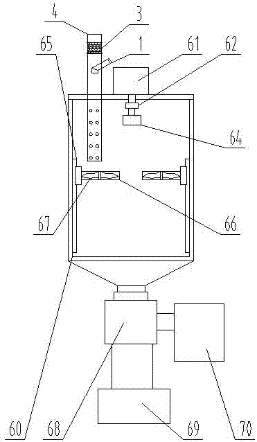 Low temperature reaction kettle provided with feeding device