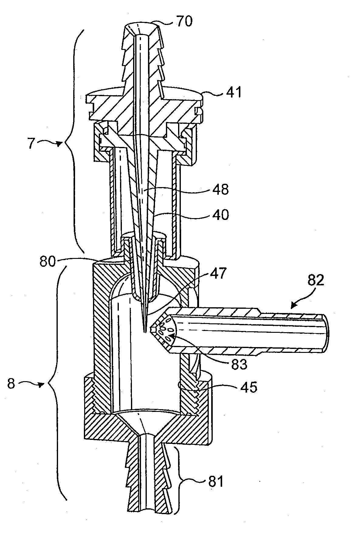 Device and method for hygienically deliverying a liquid