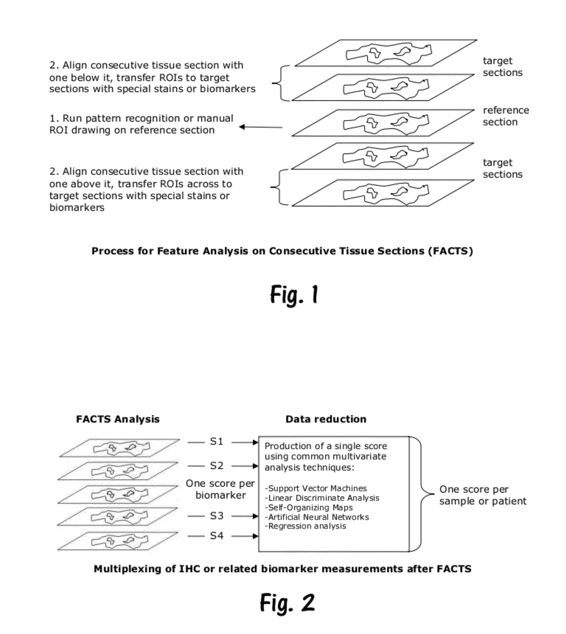 Methods for feature analysis on consecutive tissue sections