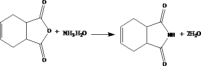Production method of pesticide intermediate 1,2,3,6-tetrahydrophthalimide