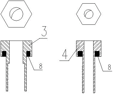 Post-grouting prestressed concrete hollow pile and its manufacturing method