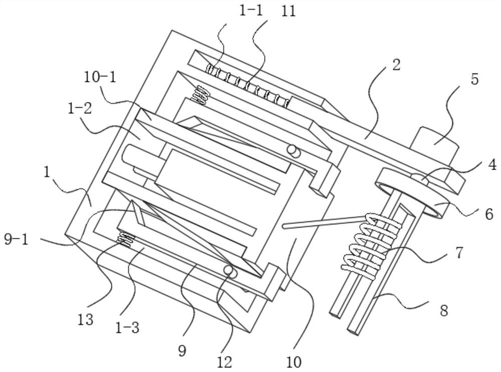 A plug-in fixed computer interface with an anti-falling device