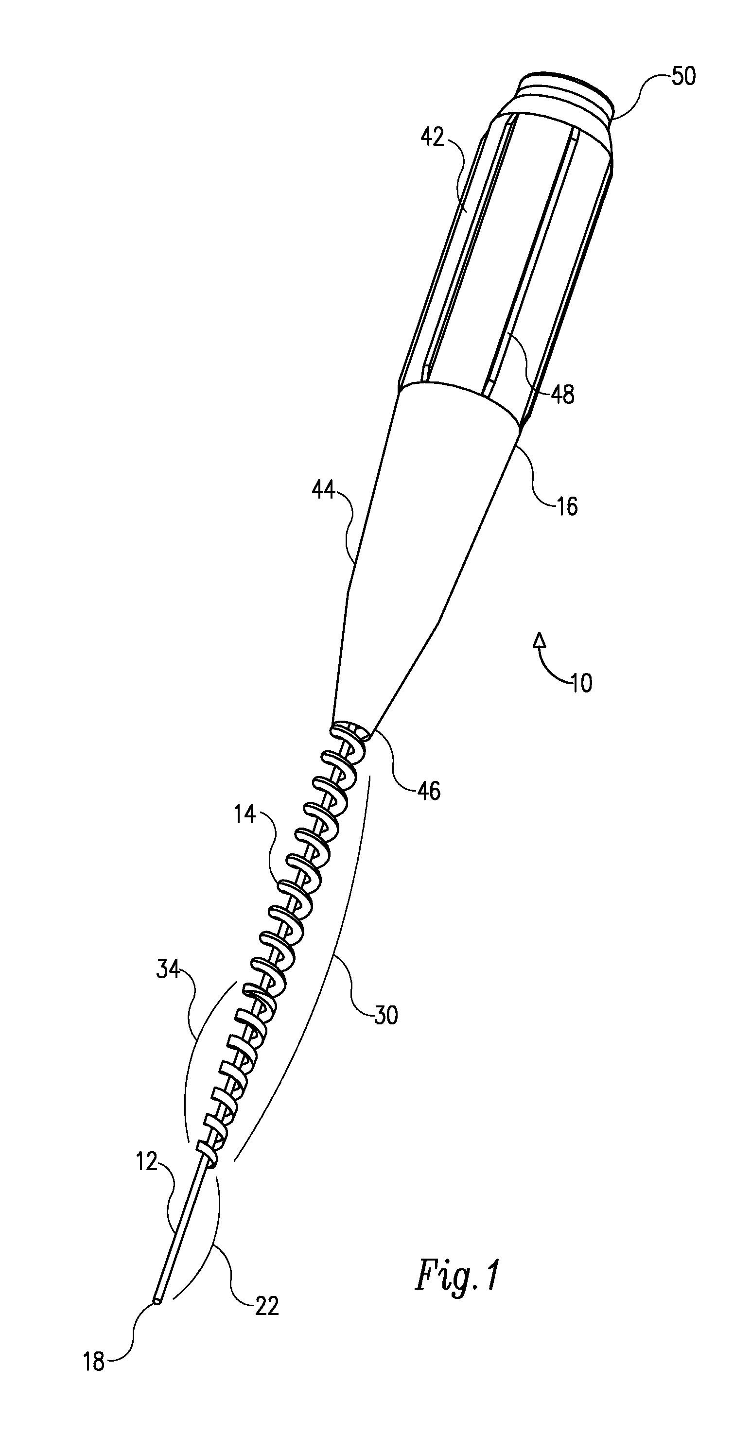 Rotary endodontic file with frictional grip
