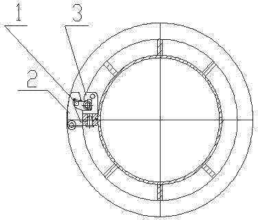 Precast unit top-bottom forming mold closing mechanism and closing and opening method thereof