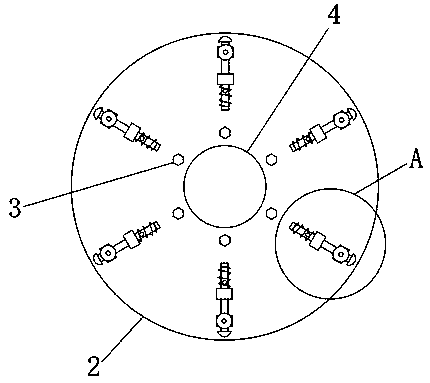 Cable winding device convenient to transport