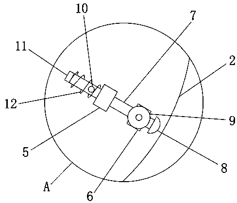 Cable winding device convenient to transport