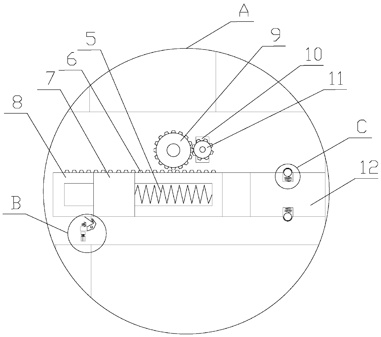 A UAV with fire emergency function