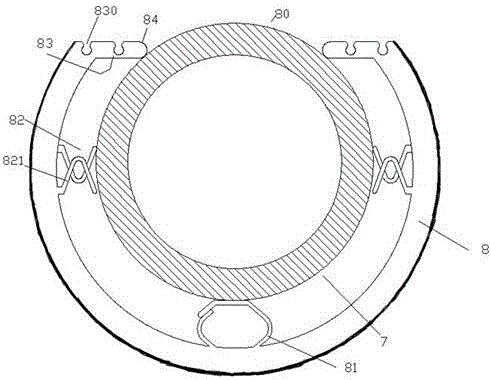 Corrosion-resistant pipeline protecting cover capable of being conveniently dismounted and mounted and mounting method thereof