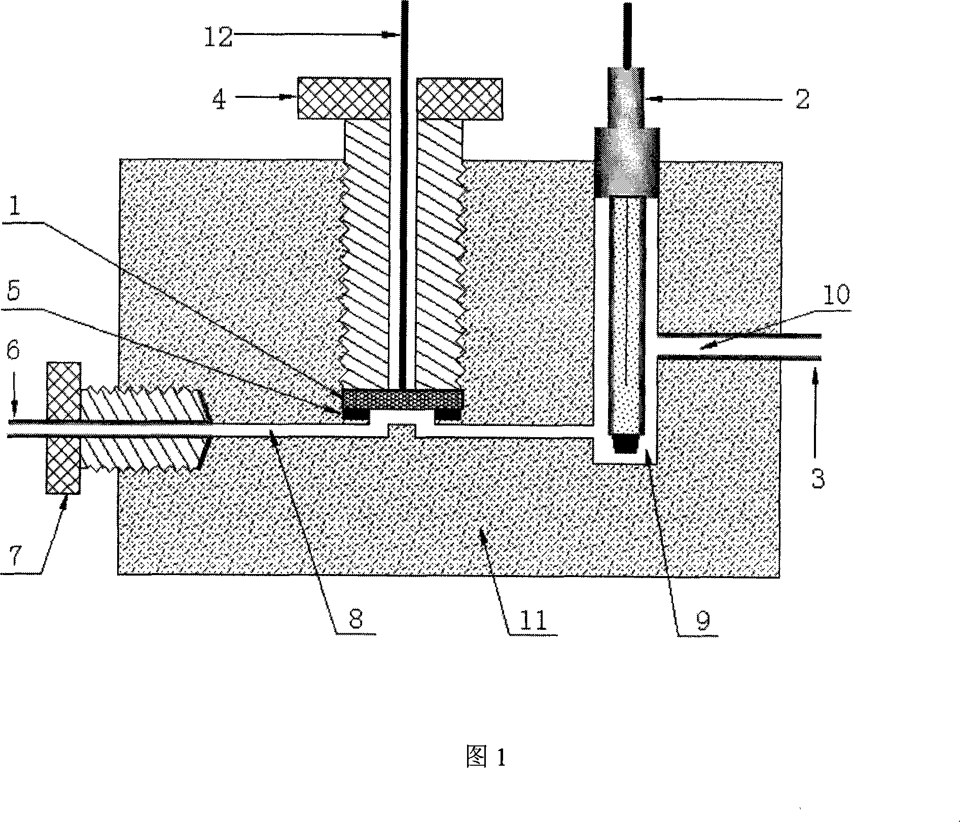 Subaqueous chemical oxygen demand measuring apparatus and method and method based on flow injection sampling