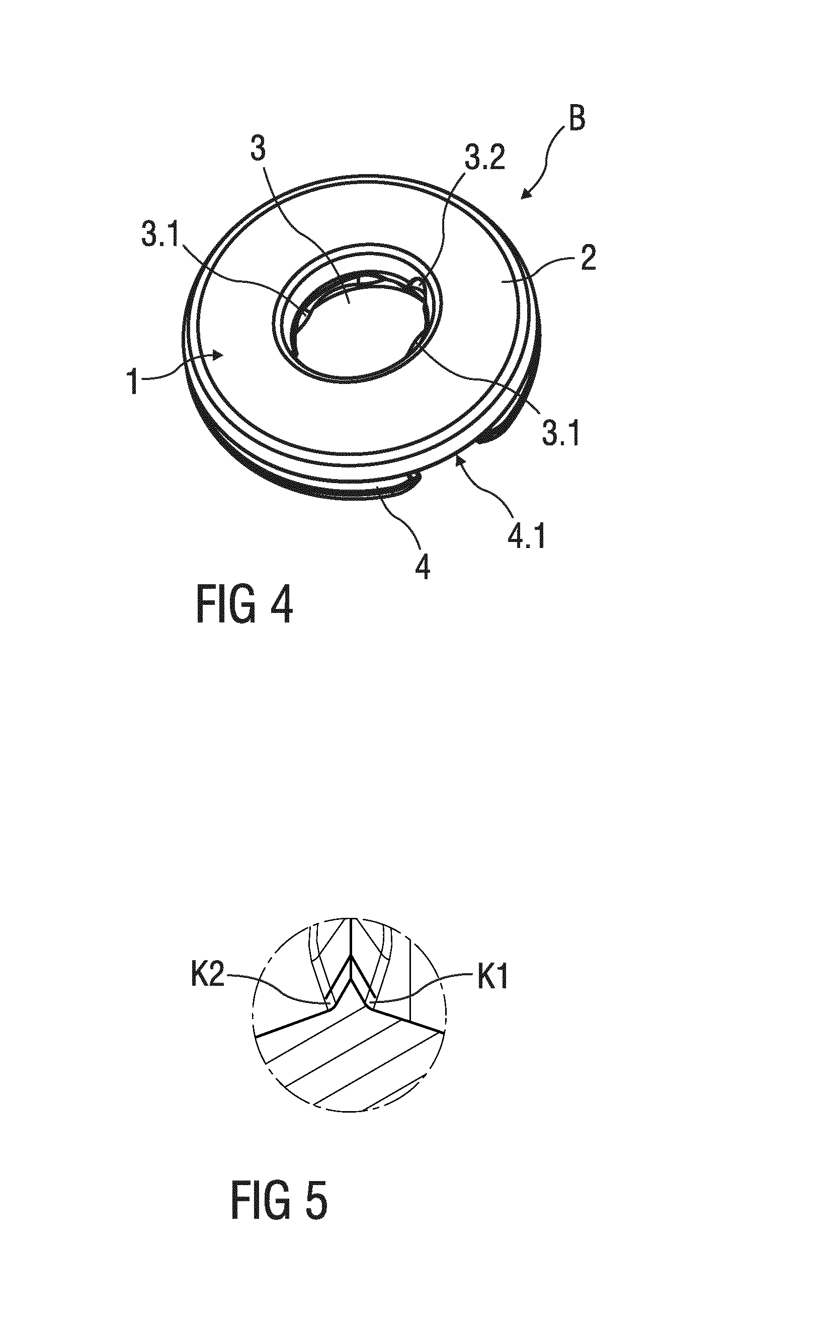 Cover feed-through for a head-restraint rod of a head restraint