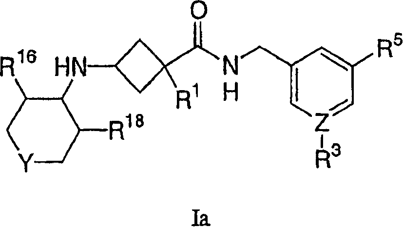 Amino cyclobutylamide modulators of chemokine receptor activity