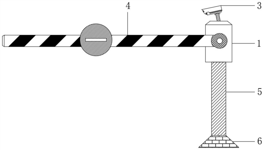Anti-damage monitoring barrier gate