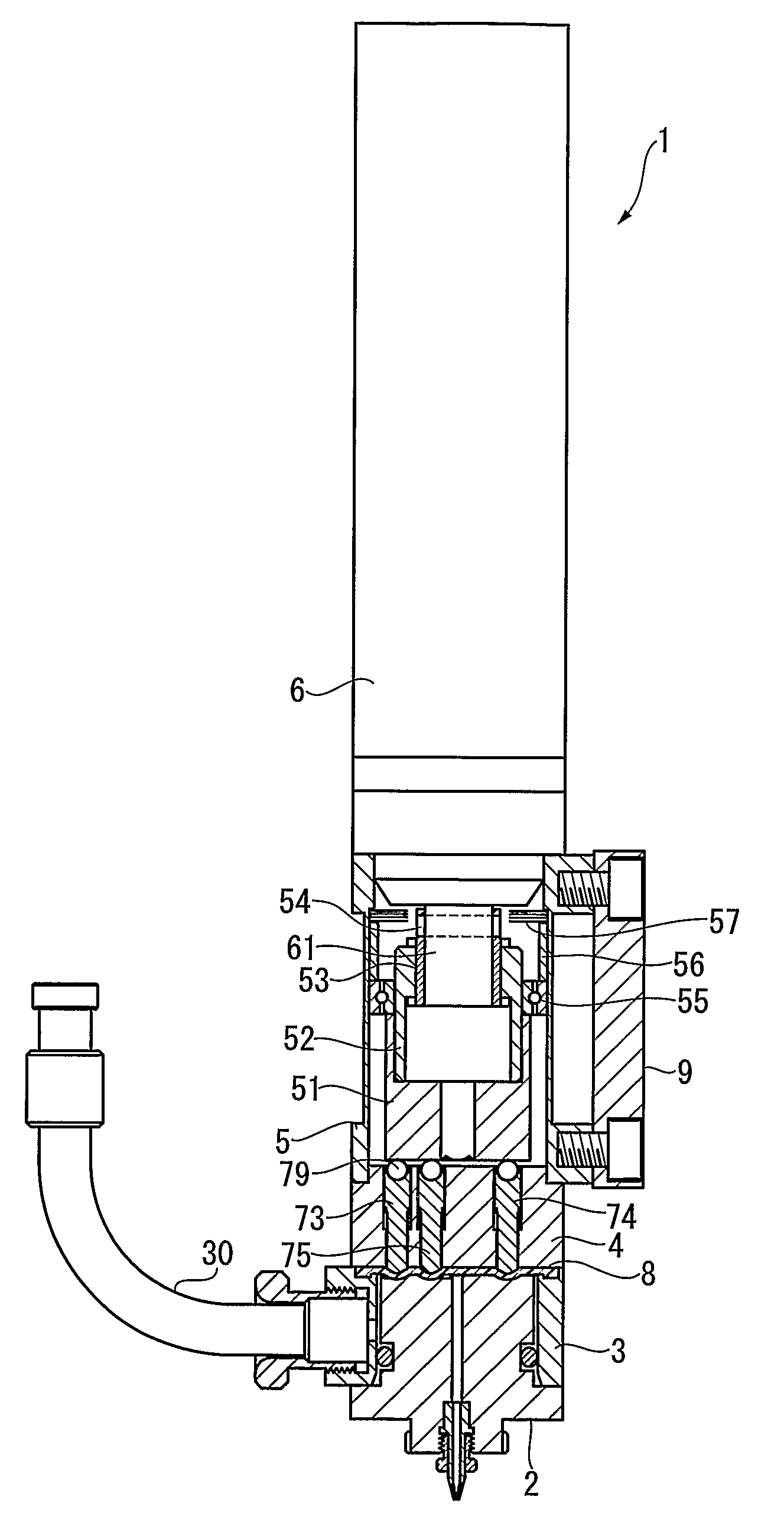 Diaphragm pump and manufacturing device of electronic component