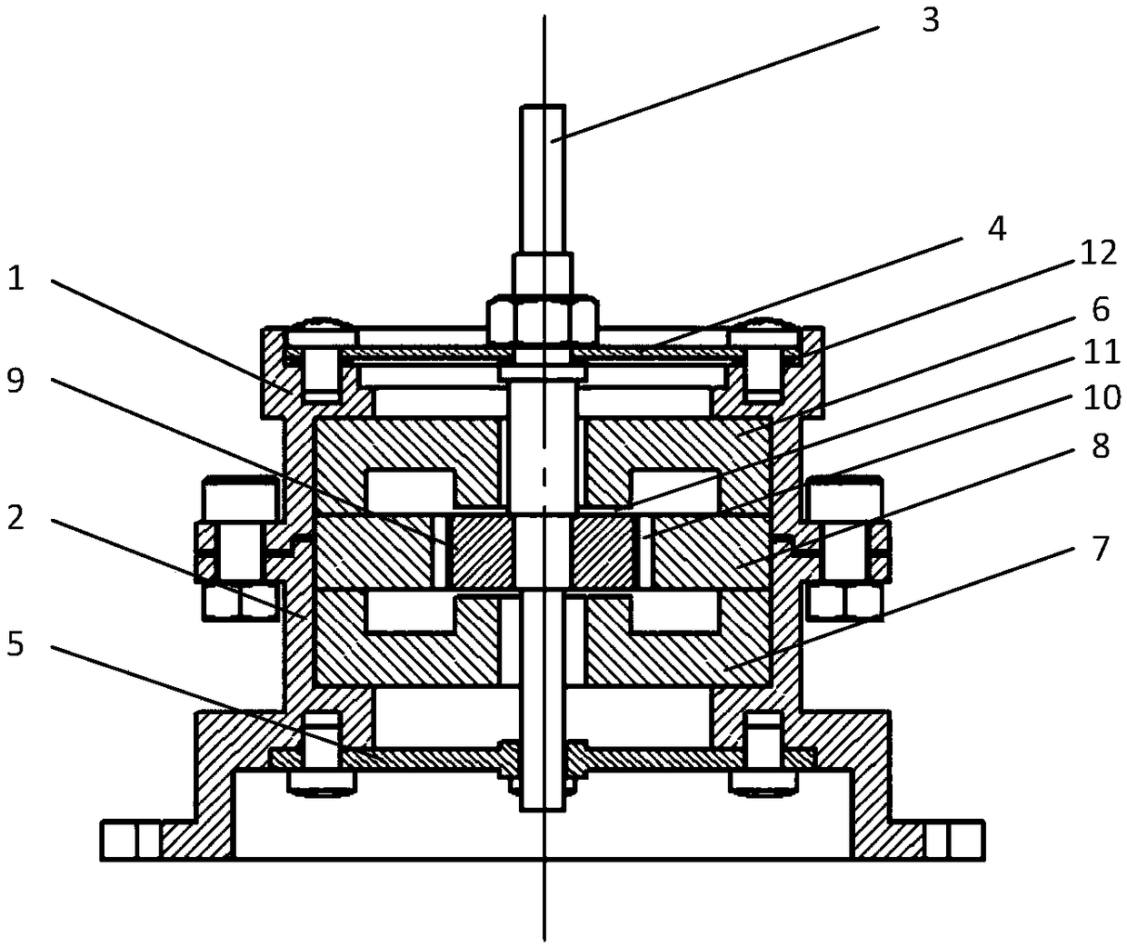 Quasi-zero stiffness vibration isolator with positive and negative stiffness in parallel connection