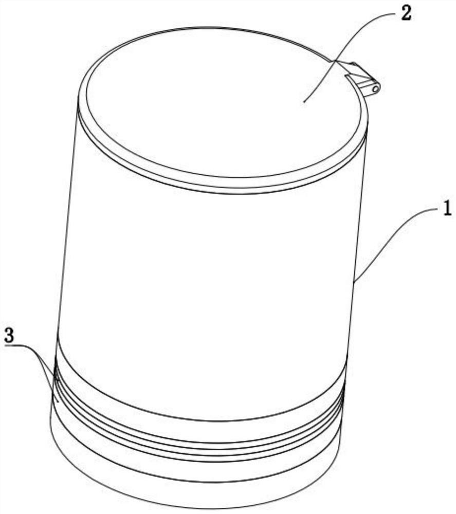 Camouflage type monitoring garbage can