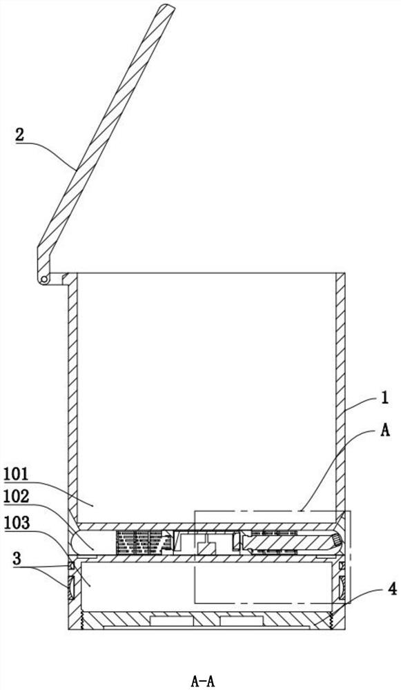 Camouflage type monitoring garbage can