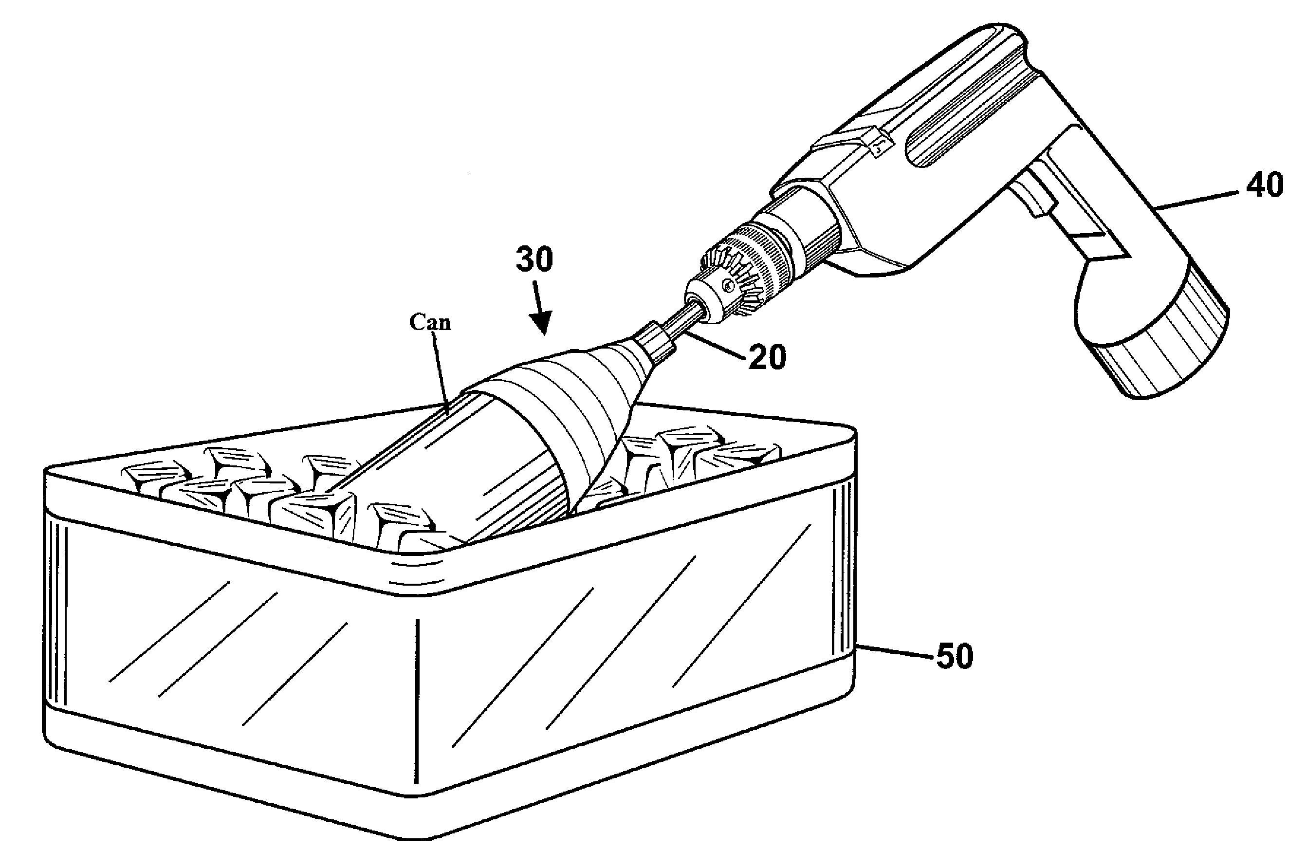 Container holding device