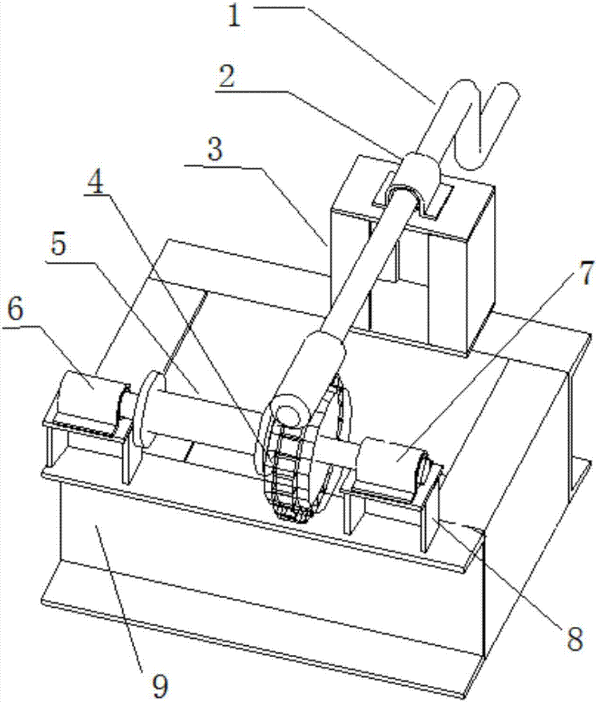 Grate-layer material separating device for sintering machine