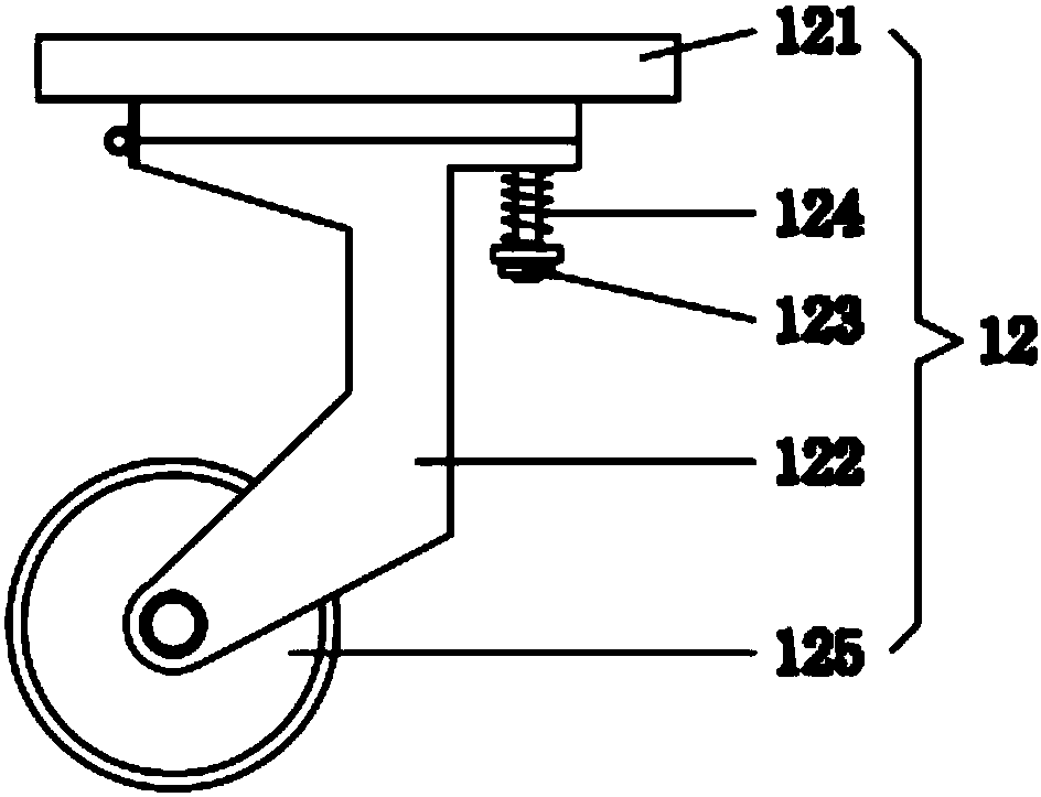 Floating shock-absorbing electrical cabinet for electronic information engineering