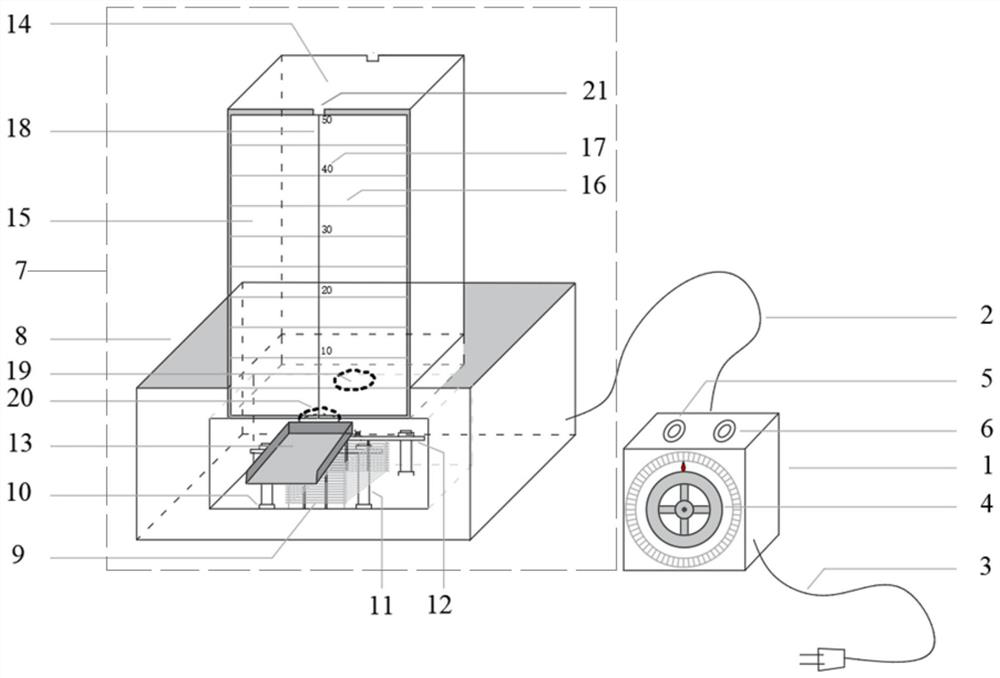 Simulated ore drawing method of miniature vibration ore drawing machine based on indoor simulated ore drawing