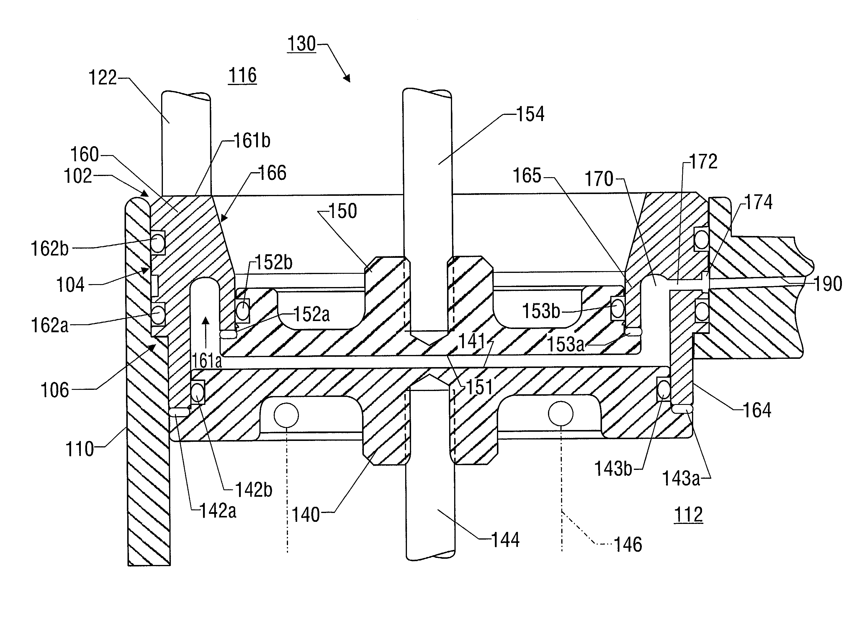 Double block valve with proving system