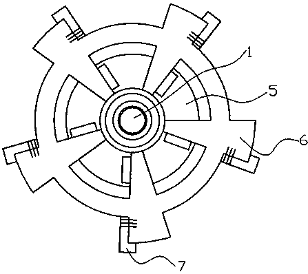 A drilling bit for solid-state fluidized production of natural gas hydrate in deep water and shallow layers