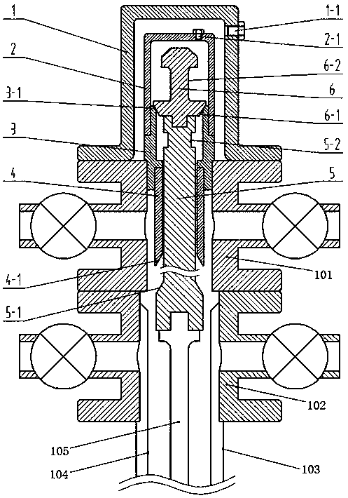 Screw pump wellhead steam injection sealing device and injection-production integrated polish rod sealing device